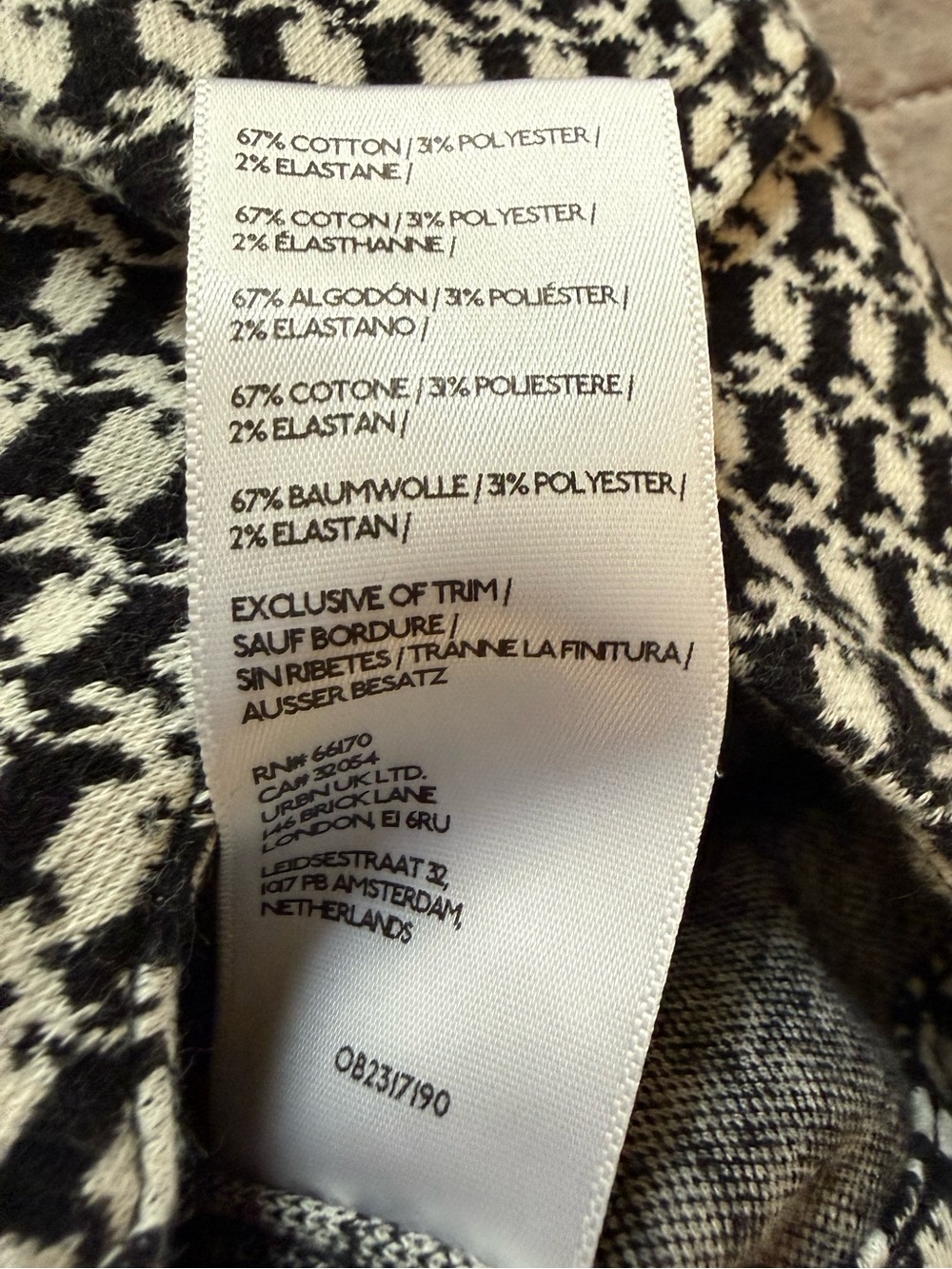 Maeve The Colette Knit Black & White Wide-Leg Patterned Pants! - Picture 9 of 13